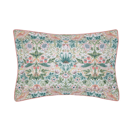 Morris & Co Strawberry Thief Cochineal Pink Duvet Set