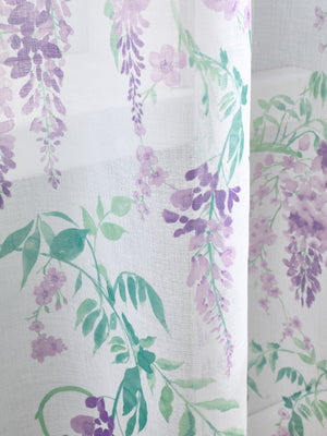 Dreams n Drapes Wisteria Lilac Voile Panels