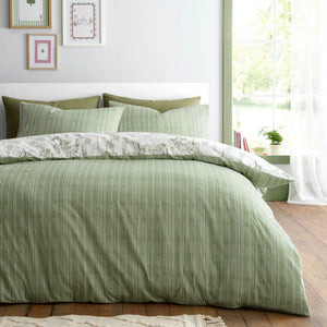 Fusion Woodland Toile Green Duvet Set