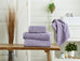 The Lyndon Company Wentworth 100% Cotton 600gsm Lilac Towels