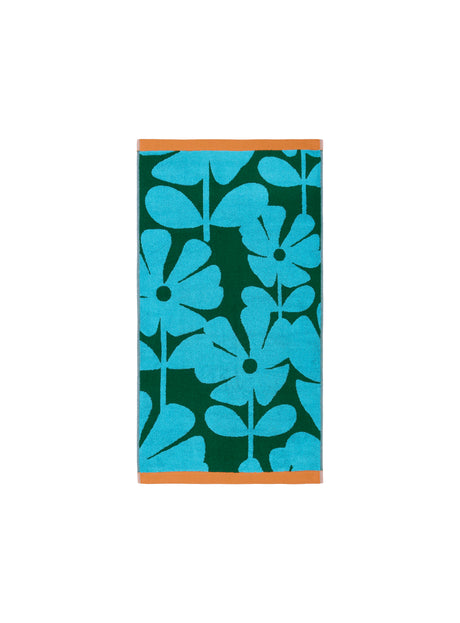 Orla Kiely Wildflower 100% Cotton 580gsm Towels