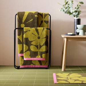 Orla Kiely Wildflower 100% Cotton 580gsm Towels