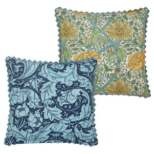 Morris & Co Windrush Sage & Indigo 50cm x 50cm Feather Filled Cushion