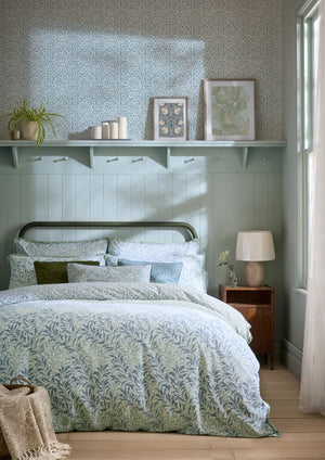 William Morris at Home Willow Bough Sage Duvet Set