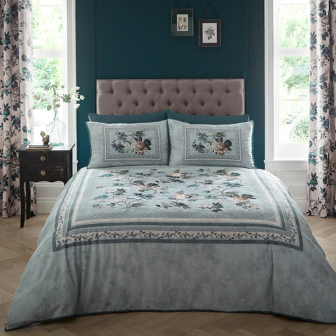 Appletree Heritage Windsford Teal Duvet Set