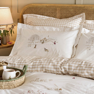Sophie Allport Winter Scene Off White Duvet Set