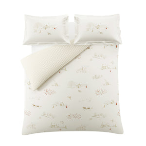Sophie Allport Winter Scene Off White Duvet Set