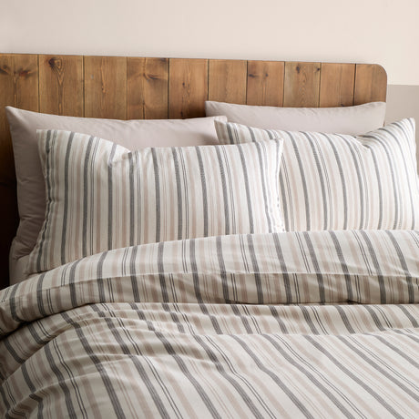 Appletree Yarn Dyed Woven Wide Stripe Duvet Set