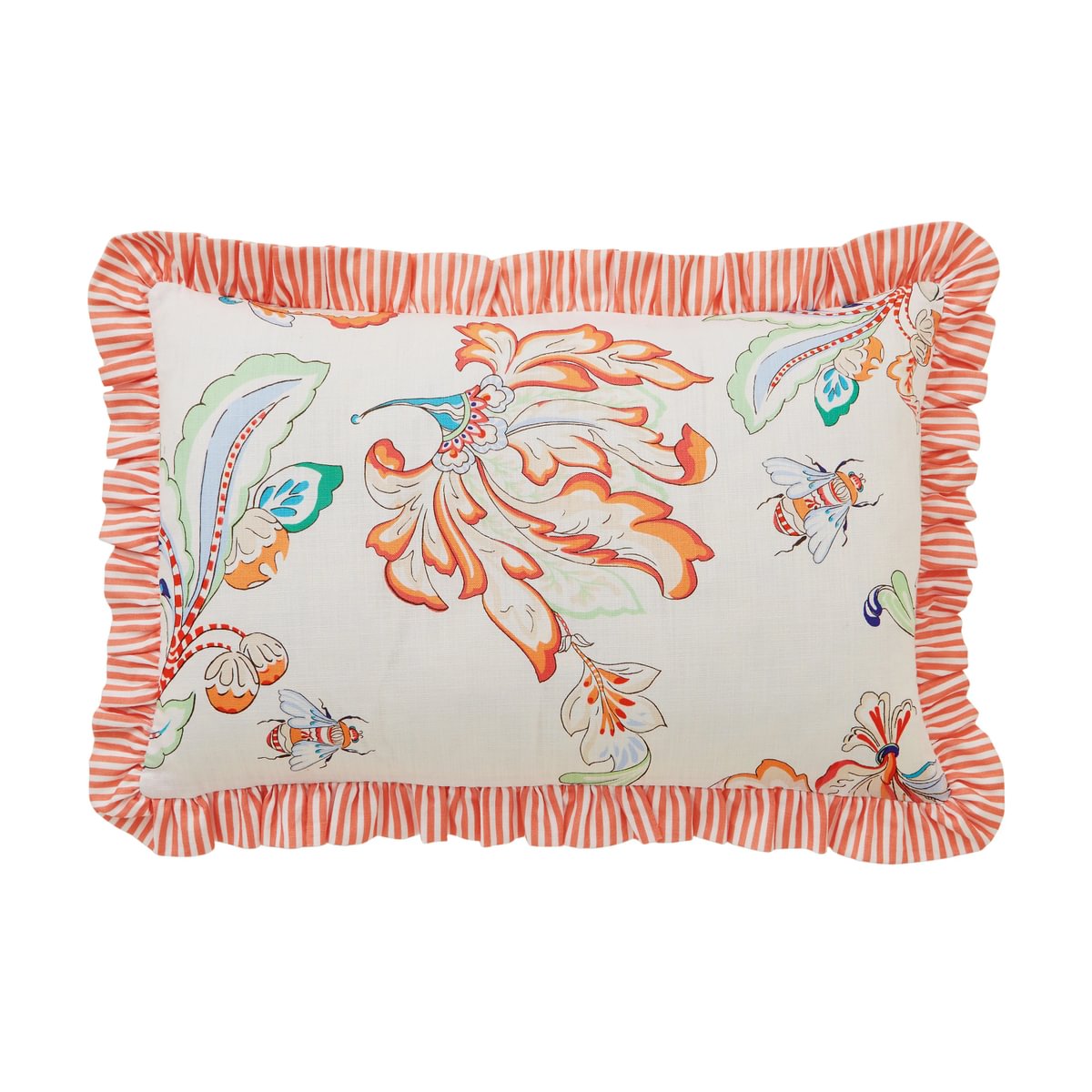 Yvonne Allen Signature Floral Multi 60cm x 40cm Fibre Filled Cushion