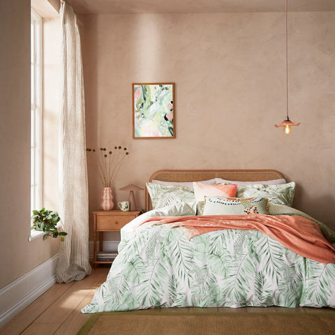 Yvonne Allen Tropical Safari Sage Duvet Set