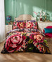 Joe Browns ZB195 Bold Blossom Navy Reversible Duvet Set