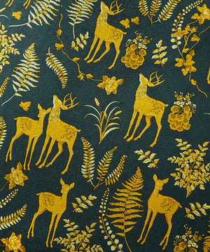 Joe Browns ZB255 Whimsy Woodland 100% Brushed Cotton Green Duvet Set