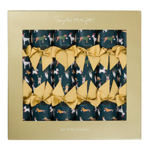 CR8712 Sophie Allport Christmas Dogs Christmas Crackers Set of 6