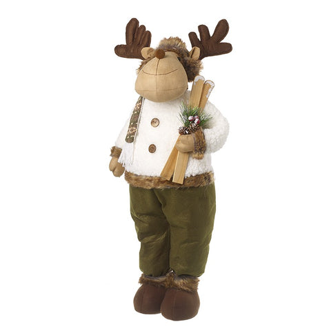 Heaven Sends GZA183A Ex Tall Standing Reindeer with Skis