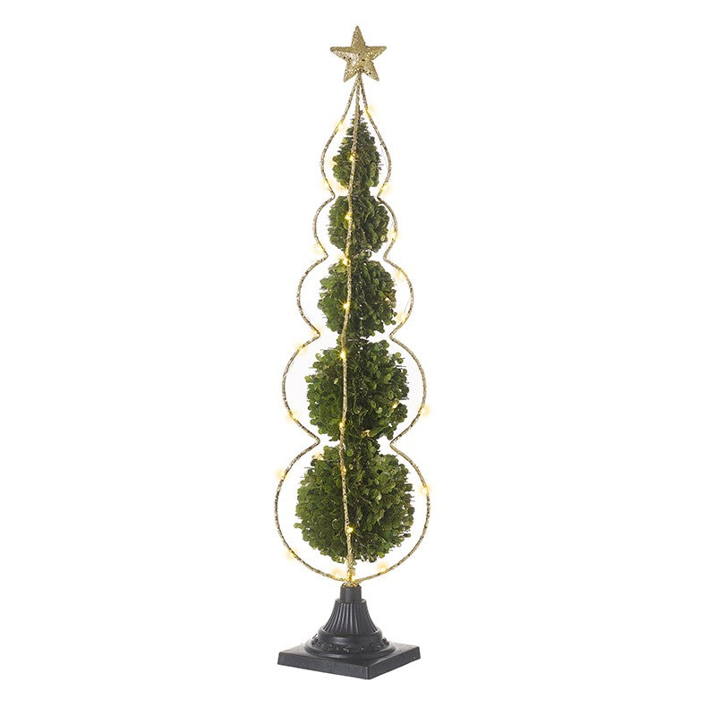 Heaven Sends MJA305 Green Light Up Topiary Tree