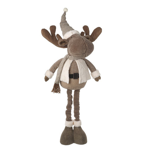 Heaven Sends XAD318 Tall Brown Moose in Cream Waistcoat