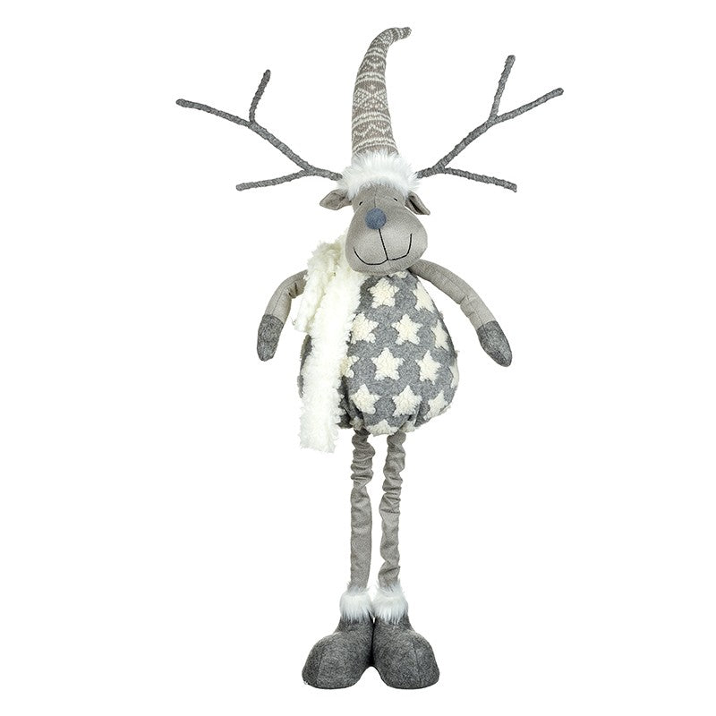 Heaven Sends XAD509A Grey Standing Moose With Stars