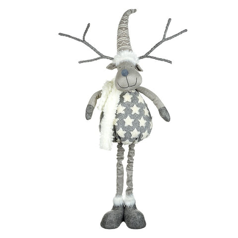 Heaven Sends XAD509A Grey Standing Moose With Stars