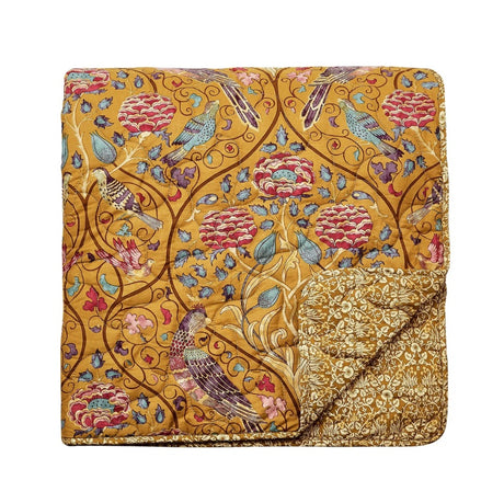 Morris & Co Seasons by May Saffron Duvet Set