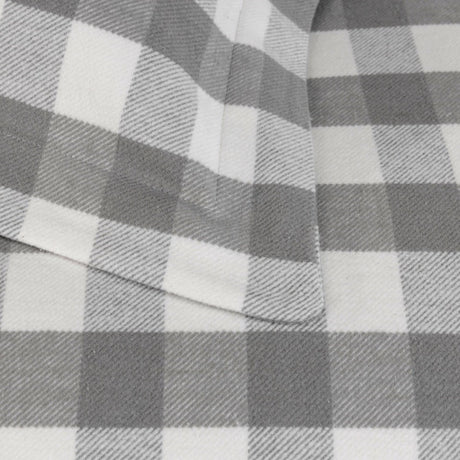 Design Port Stirling Grey 100% Brushed Cotton Duvet Set