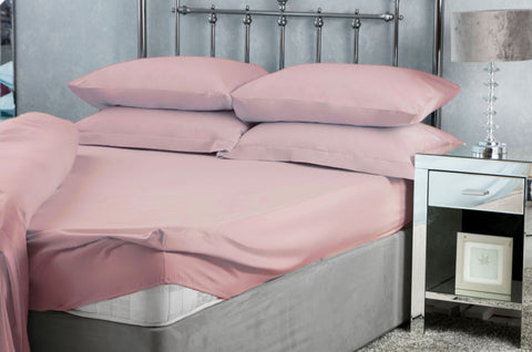 Belledorm 200TC 50% Polyester/50% Cotton Blush Sheets