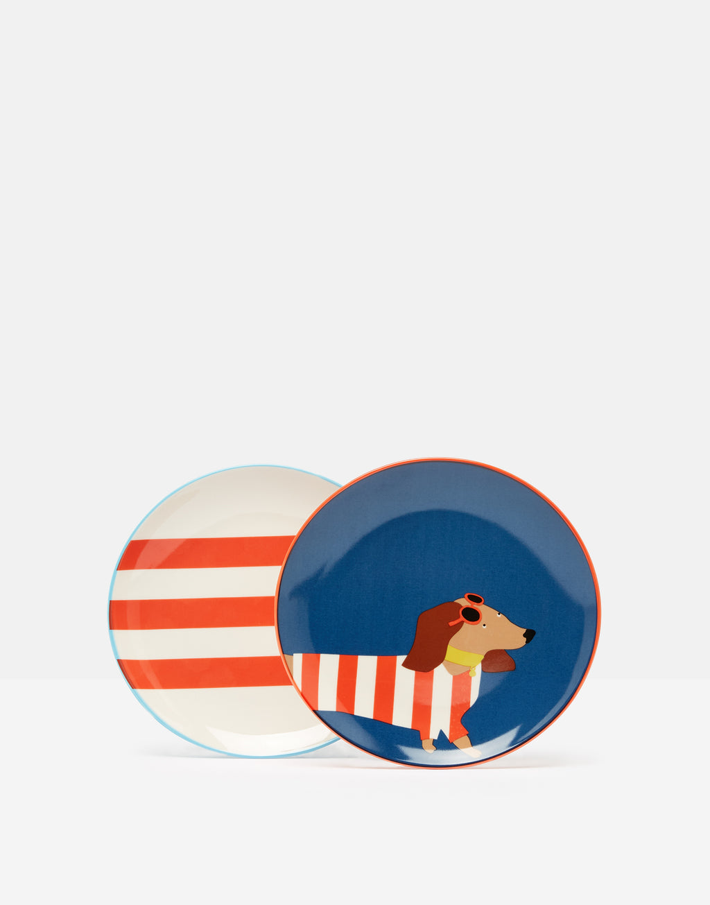 Joules Home Brightside Dachshund Side Plates Set of 2