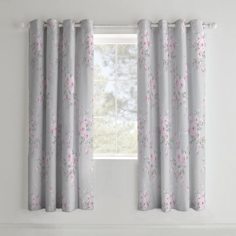 Catherine Lansfield Canterbury Grey Duvet Set