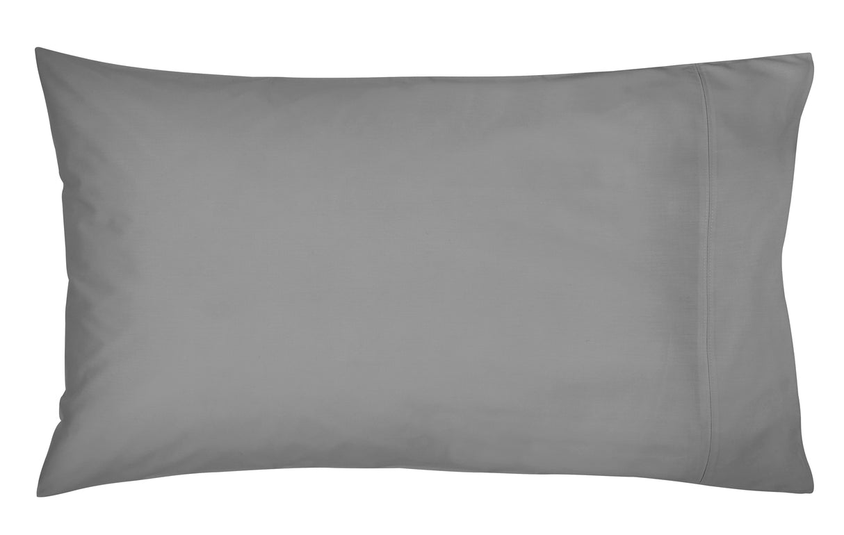 Bedeck of Belfast Fine Linens 100% Egyptian Cotton Percale 300 Thread Count Charcoal Sheets
