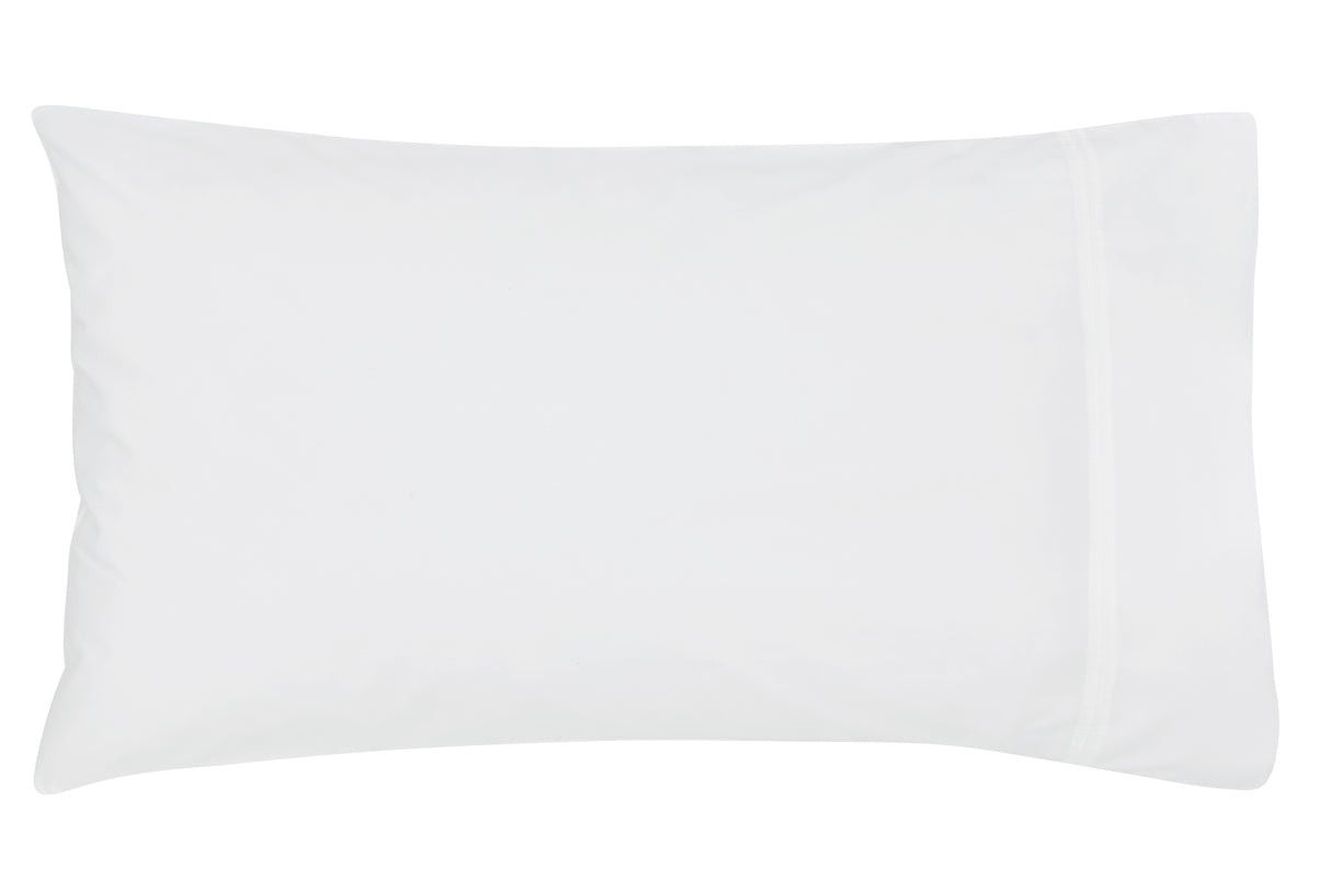 Bedeck of Belfast Fine Linens 100% Egyptian Cotton Percale 300 Thread Count White Sheets