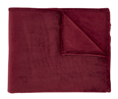 Catherine Lansfield Plain Raschel Velvet Touch 200cm x 240cm Throws
