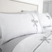 Catherine Lansfield Milo Bow White Bedding