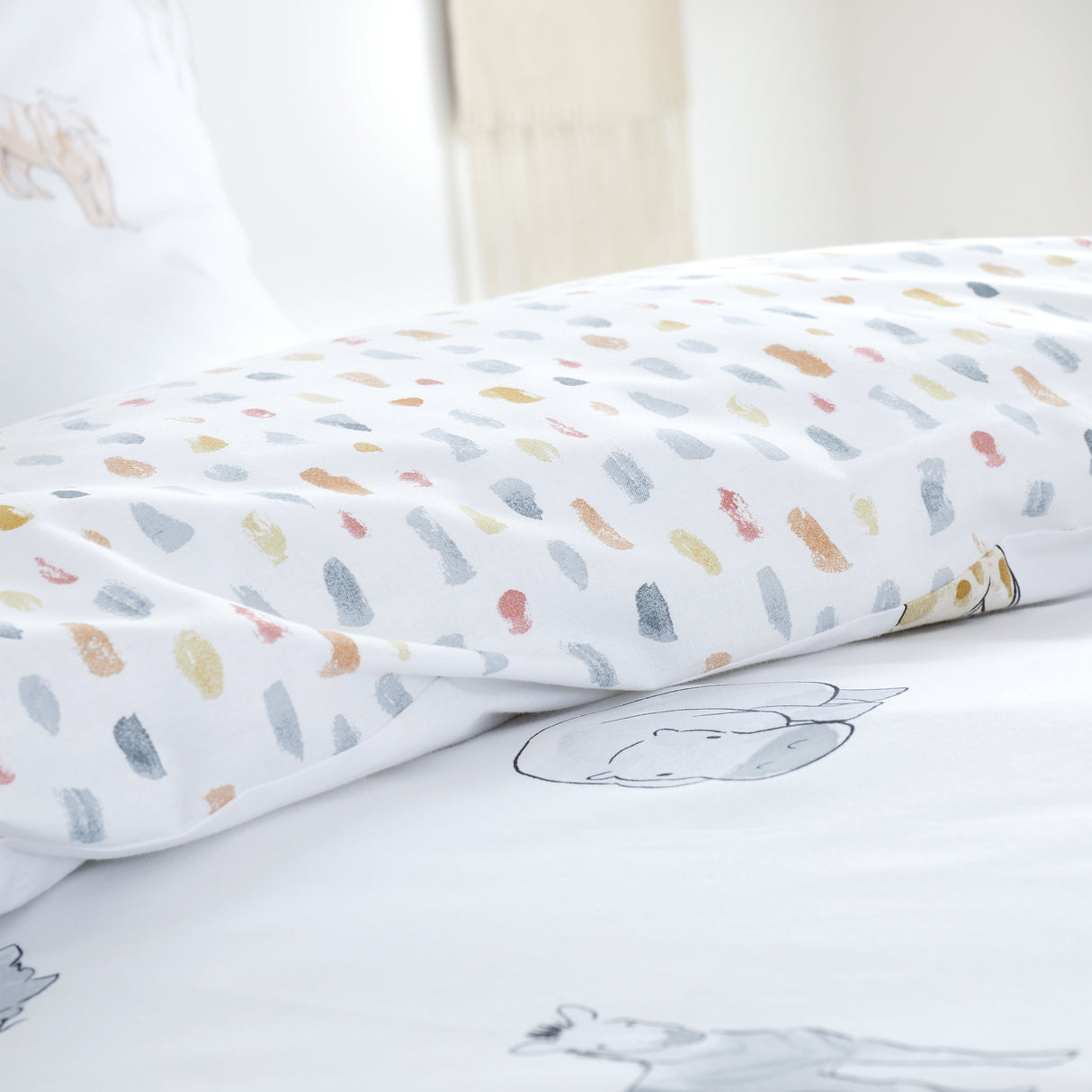 Bianca Kids Zoo Animals Pastel Duvet Set
