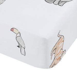 Bianca Kids Zoo Animals Pastel Duvet Set