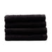 Catherine Lansfield Quick Dry 100% Cotton Black 400gsm Towels