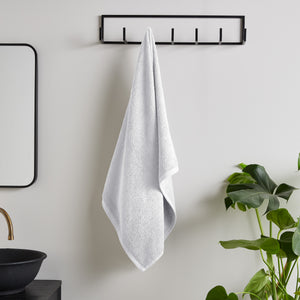 Catherine Lansfield Quick Dry 100% Cotton White 400gsm Towels