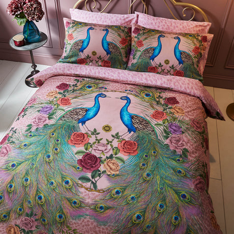 Matthew Williamson Xanadu Peacock Pink Duvet Set