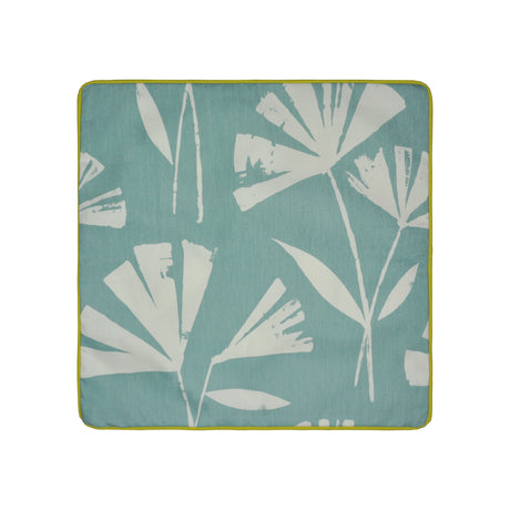 Fusion Alma Outdoor 43cm x 43cm Teal/Ochre Cushion