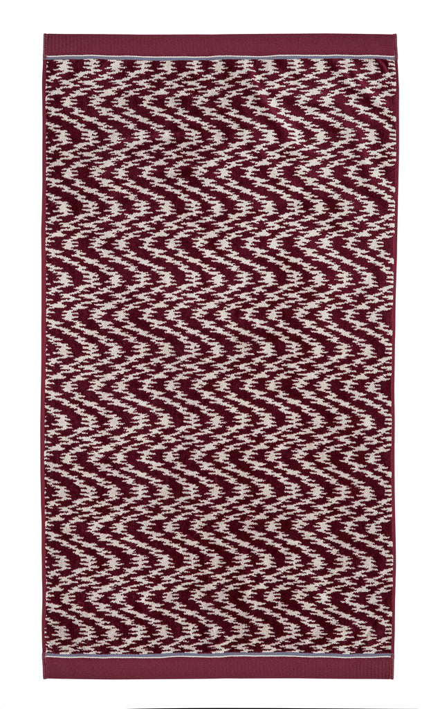 Bedeck of Belfast Aris Mulberry 100% BCI Cotton 550gsm Towels