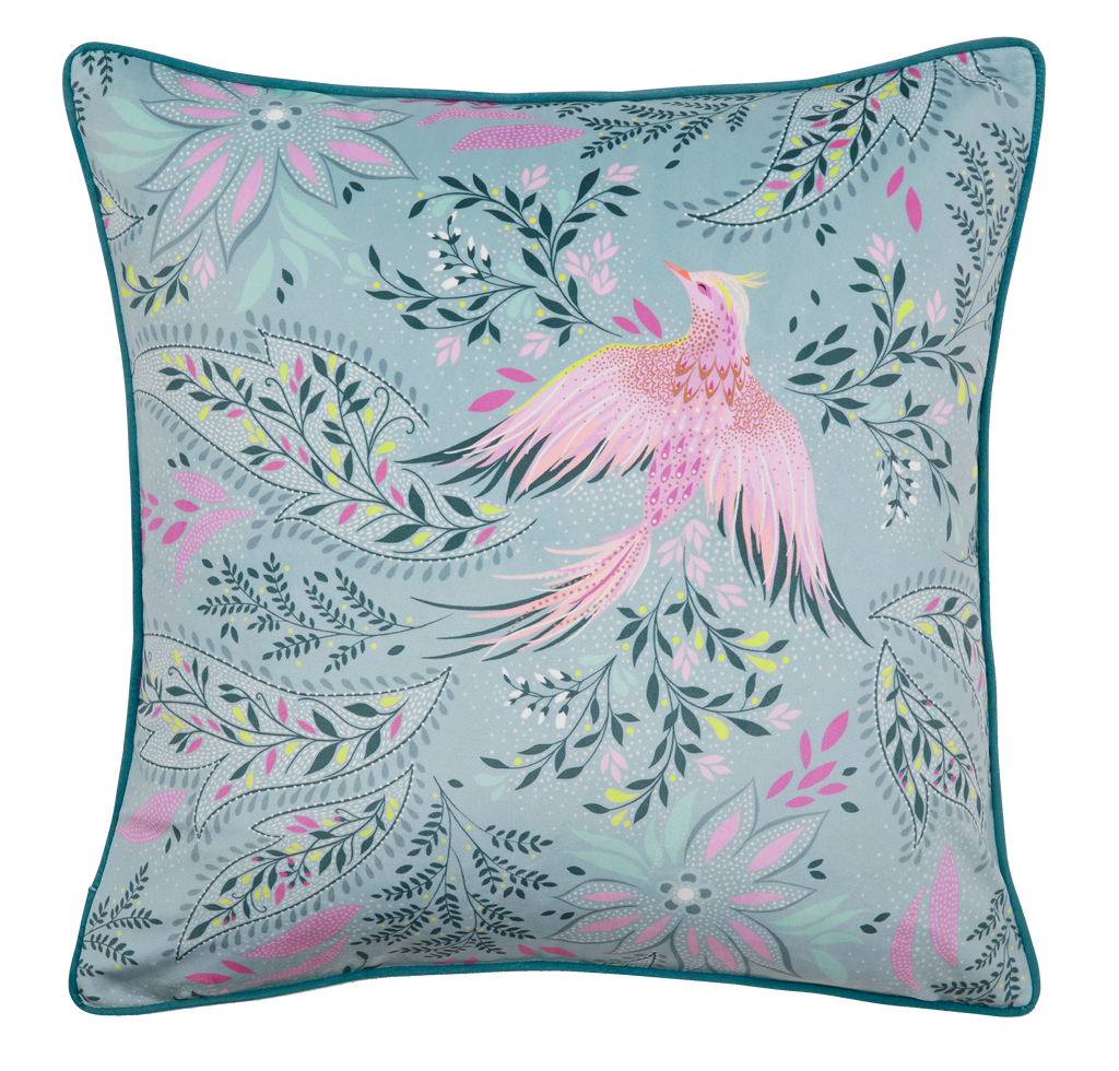 Sara Miller Bird of Paradise 50cm x 50cm Feather Filled Cushion