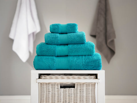 Deyongs Bliss 650gsm 100% Pima Cotton Teal Towels