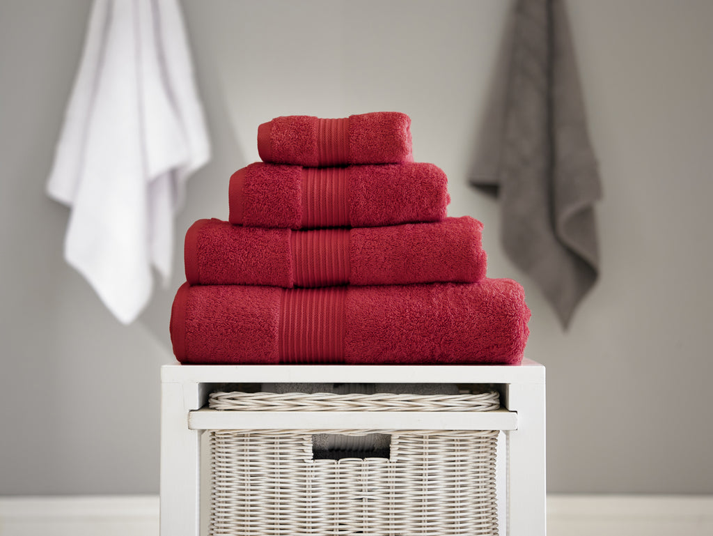 Deyongs Bliss 650gsm 100% Pima Cotton Berry Towels