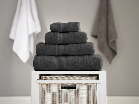 Deyongs Bliss 650gsm 100% Pima Cotton Carbon Towels