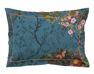 Timorous Beasties Bloomsbury Garden Teal Duvet Set