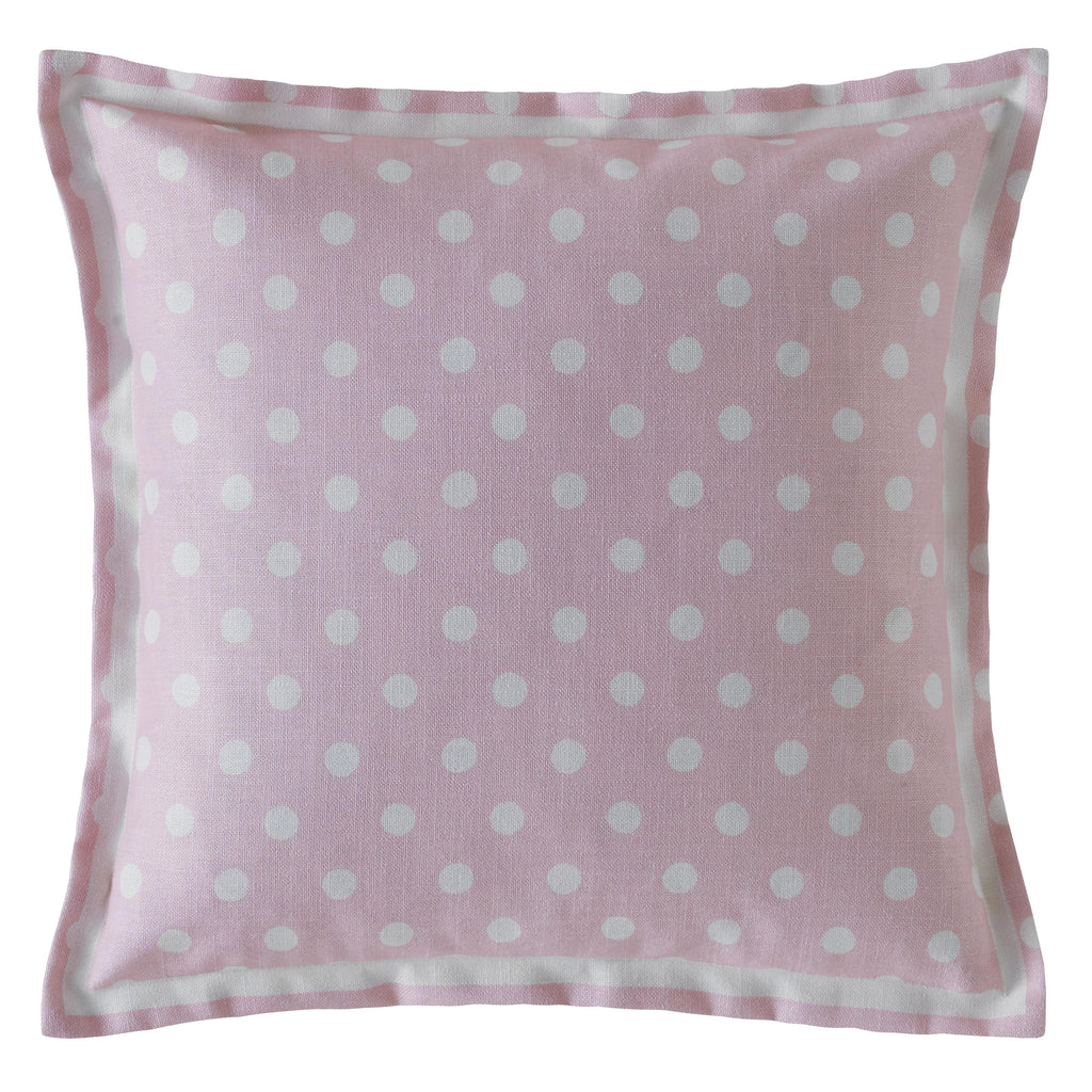 Cath Kidston Button Spot Blush 40cm x 40cm Polyester Filled Cushion