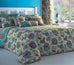 Dreams N Drapes Marinelli Teal Bedding