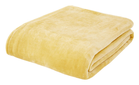 Catherine Lansfield Plain Raschel Velvet Touch 200cm x 240cm Throws