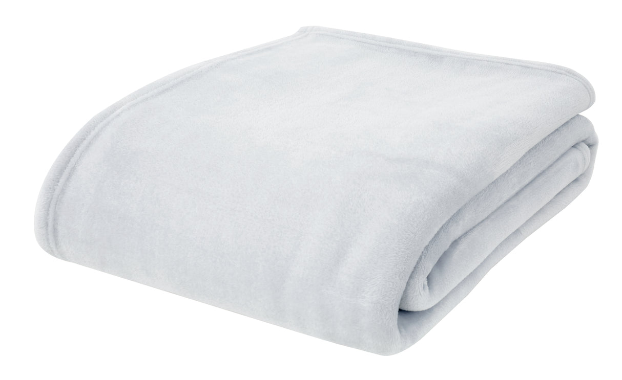 Catherine Lansfield Plain Raschel Velvet Touch 200cm x 240cm Throws