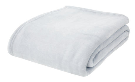 Catherine Lansfield Plain Raschel Velvet Touch 200cm x 240cm Throws