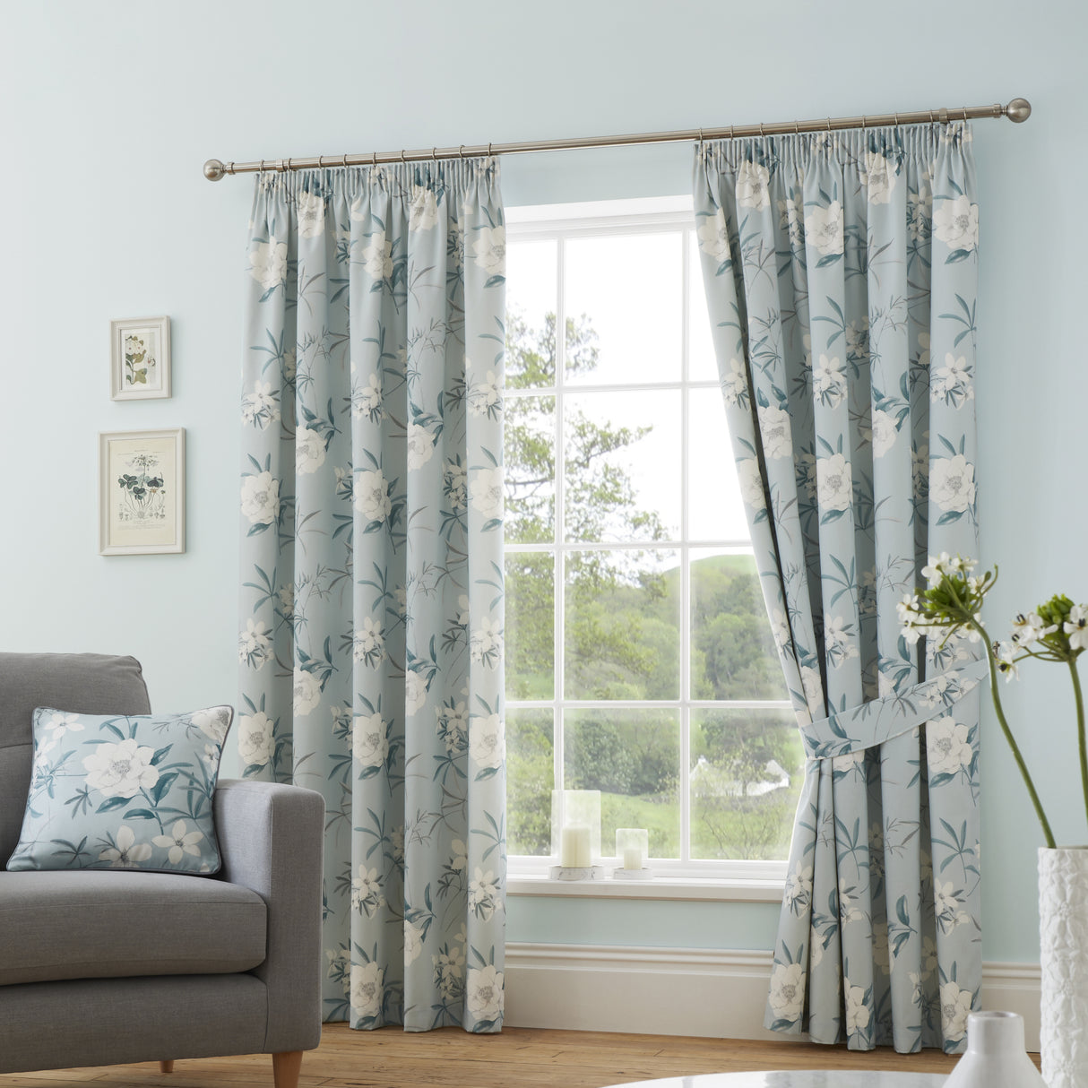 Dreams N Drapes Eve 3" Heading Lined Curtains