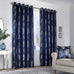 Curtina Feather Eyelet Lined Curtains